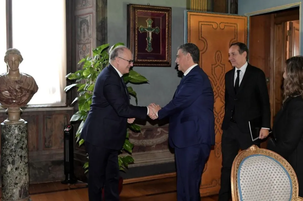Macri y Gualtieri definieron una agenda de “cooperación estratégica”.