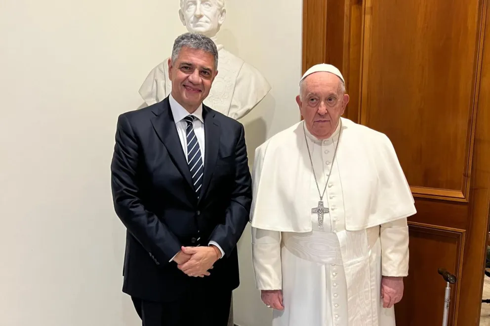 Macri detalló que durante el encuentro hablaron “del valor del diálogo interreligioso” y que hay que trabajar “en reconstruir el diálogo”.