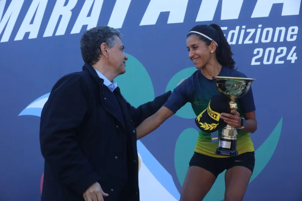 Maratón por el vínculo de la Ciudad con Italia.