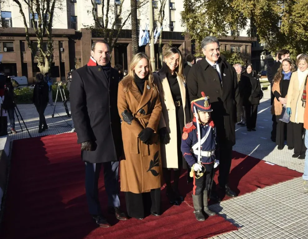 Macri en aniversario del 25 de Mayo.