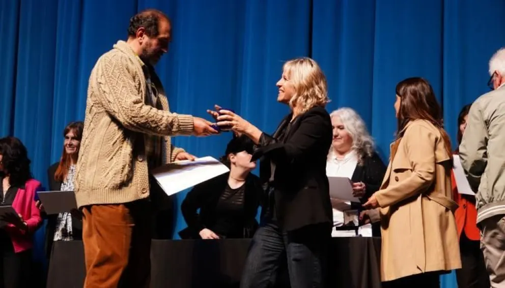 Homenaje por trayectoria docente.