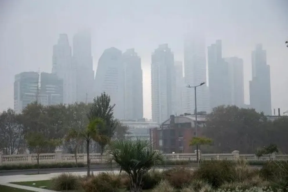 Humo en gran parte del país.