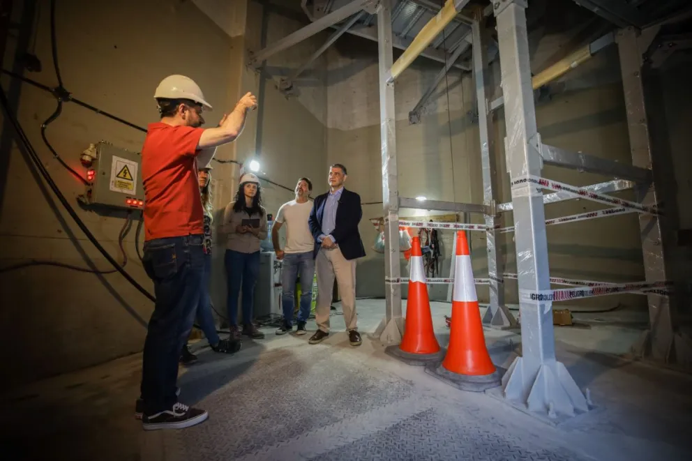 Macri inauguró planta en Barracas.