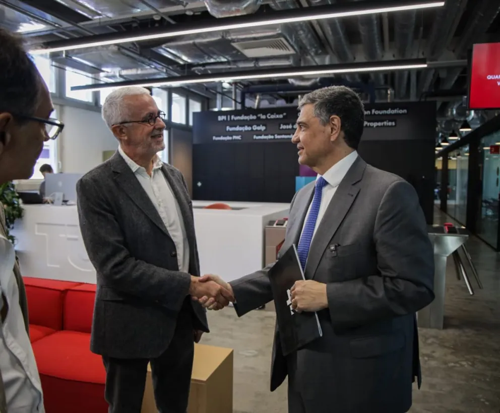 Jorge Macri en Portugal.